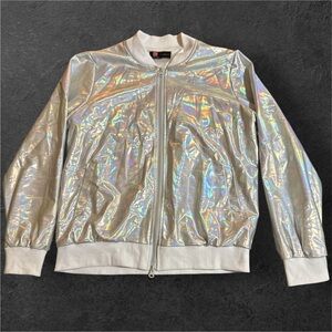Holographic Bomber Jacket Size M